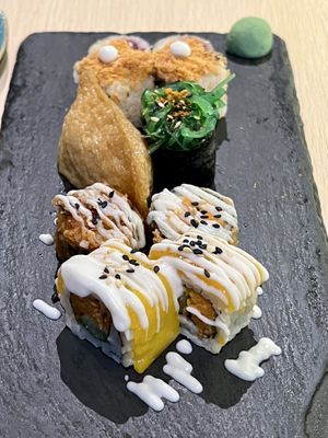 Sushi set   at Kusa Japanese Vegan- Bukit Bintang in Kuala Lumpur