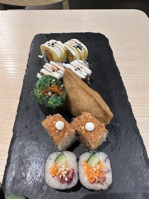 The 10 set which was such a great pick  at Kusa Japanese Vegan- Bukit Bintang in Kuala Lumpur