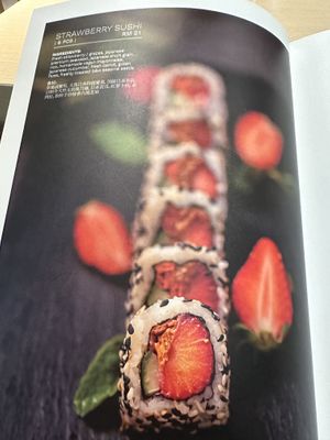 The most beautiful menu  at Kusa Japanese Vegan- Bukit Bintang in Kuala Lumpur