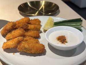 The star 🌟 The tempeh with drizzled lemon on top was incredible   at Kusa Japanese Vegan- Bukit Bintang in Kuala Lumpur