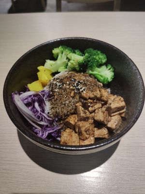 Black Pepper & Tofu Bowl at Kusa Japanese Vegan- Bukit Bintang in Kuala Lumpur
