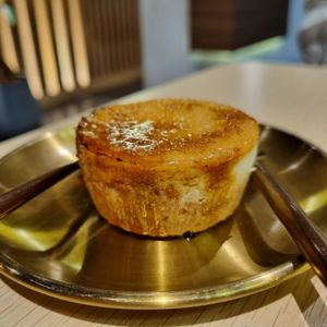 Creme Brulee cheese cake, Mrs Slyder says yum at Kusa Japanese Vegan- Bukit Bintang in Kuala Lumpur