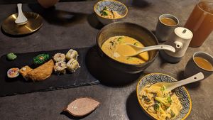 Sushi plate was tasty and Kisune Ramen were decent at Kusa Japanese Vegan- Bukit Bintang in Kuala Lumpur