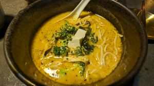 Noodles -- these on the 4/5 spice scale at Kusa Japanese Vegan- Bukit Bintang in Kuala Lumpur