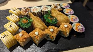 Sampler at Kusa Japanese Vegan- Bukit Bintang in Kuala Lumpur