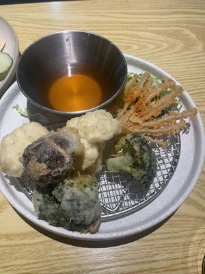 Vegetables tempura   at Kusa Japanese Vegan- Bukit Bintang in Kuala Lumpur