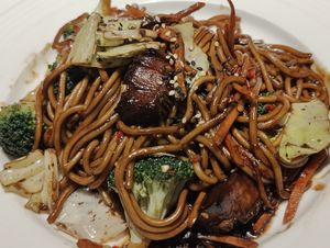 Yasai Fried Ramen at Kusa Japanese Vegan- Bukit Bintang in Kuala Lumpur