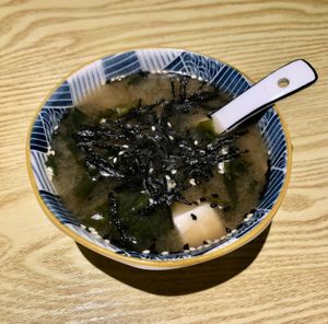 Miso soup  at Kusa Japanese Vegan- Bukit Bintang in Kuala Lumpur