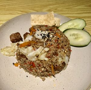 Tempeh fried rice  at Kusa Japanese Vegan- Bukit Bintang in Kuala Lumpur