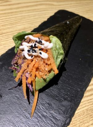 Yasai hand roll  at Kusa Japanese Vegan- Bukit Bintang in Kuala Lumpur