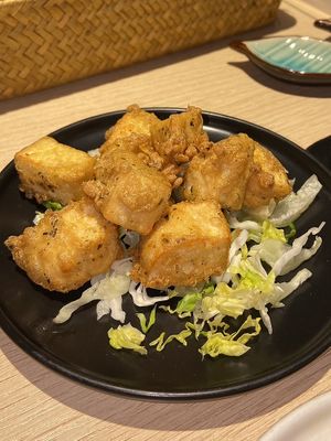 spongy tofu  at Kusa Japanese Vegan- Bukit Bintang in Kuala Lumpur