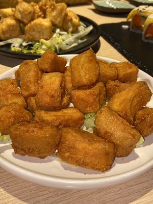 popcorn mushroom  at Kusa Japanese Vegan- Bukit Bintang in Kuala Lumpur