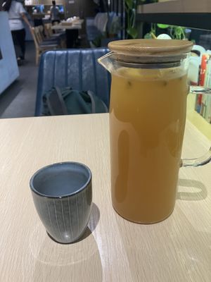 fermented passion fruit juicee  at Kusa Japanese Vegan- Bukit Bintang in Kuala Lumpur