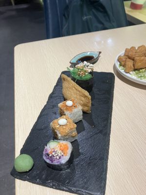 Sushi  at Kusa Japanese Vegan- Bukit Bintang in Kuala Lumpur