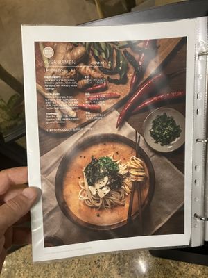 menu   at Kusa Japanese Vegan- Bukit Bintang in Kuala Lumpur