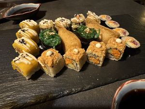 Vegan sushi  at Kusa Japanese Vegan- Bukit Bintang in Kuala Lumpur