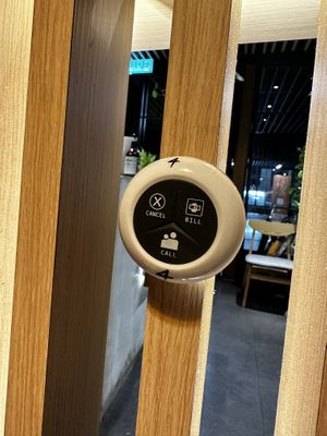 A bell near your tablee  at Kusa Japanese Vegan- Bukit Bintang in Kuala Lumpur