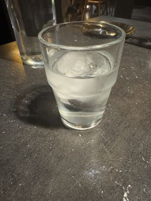 Water wis cute ice ball  at Kusa Japanese Vegan- Bukit Bintang in Kuala Lumpur