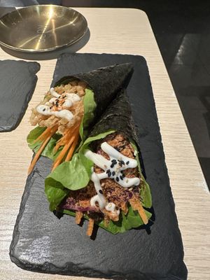 Hand rolls  #Veganuary at Kusa Japanese Vegan- Bukit Bintang in Kuala Lumpur