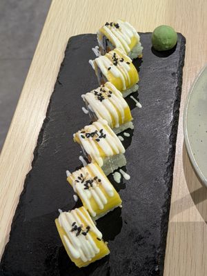 Mango Sushi at Kusa Japanese Vegan- Bukit Bintang in Kuala Lumpur