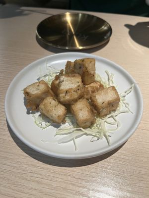 The tofu (the best I ever had)  at Kusa Japanese Vegan- Bukit Bintang in Kuala Lumpur