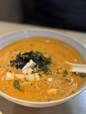 Kusa ramen (spice level 4)  at Kusa Japanese Vegan- Bukit Bintang in Kuala Lumpur