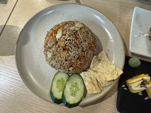 Tempeh Fried Rice at Kusa Japanese Vegan- Bukit Bintang in Kuala Lumpur
