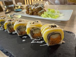 Mango Sushi at Kusa Japanese Vegan- Bukit Bintang in Kuala Lumpur
