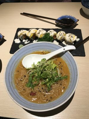 Sweet potato soup at Kusa Japanese Vegan- Bukit Bintang in Kuala Lumpur