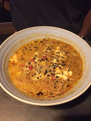 Spicy Noodle Dish at Kusa Japanese Vegan- Bukit Bintang in Kuala Lumpur