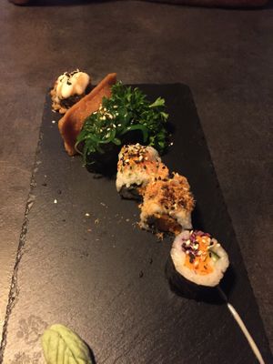 Sushi Sampler at Kusa Japanese Vegan- Bukit Bintang in Kuala Lumpur