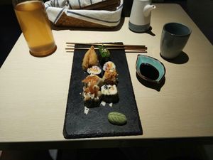 Happy Couple at Kusa Japanese Vegan- Bukit Bintang in Kuala Lumpur