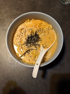 Red sea udon noodles at Kusa Japanese Vegan- Bukit Bintang in Kuala Lumpur