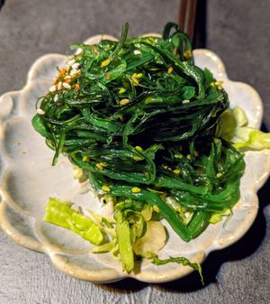 The small wakume salad at Kusa Japanese Vegan- Bukit Bintang in Kuala Lumpur