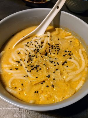 Red Sea Udon Noodles - very tasty at Kusa Japanese Vegan- Bukit Bintang in Kuala Lumpur