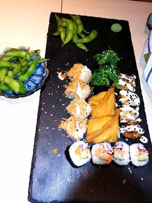 Sushi set at Kusa Japanese Vegan- Bukit Bintang in Kuala Lumpur