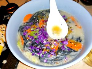 Black bean noodles at Kusa Japanese Vegan- Bukit Bintang in Kuala Lumpur