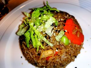 Fried rice at Kusa Japanese Vegan- Bukit Bintang in Kuala Lumpur