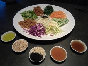 Daily special to mark the end of Chinese lunar New year. at Kusa Japanese Vegan- Bukit Bintang in Kuala Lumpur