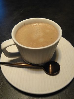 Soy milk infused coffee at Kusa Japanese Vegan- Bukit Bintang in Kuala Lumpur