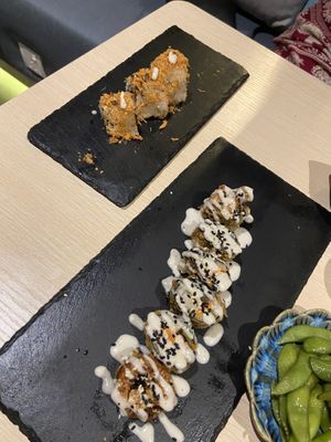 Global warming (fried sushi) at Kusa Japanese Vegan- Bukit Bintang in Kuala Lumpur