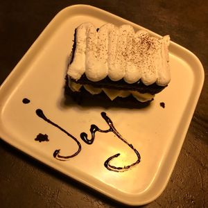 Apple chocolate cake at Kusa Japanese Vegan- Bukit Bintang in Kuala Lumpur