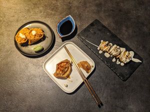 Vegan sushi at Kusa Japanese Vegan- Bukit Bintang in Kuala Lumpur