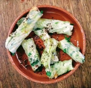 Pickled cabbage dolma at Morito in East London