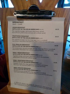Menu Feb 2022 at The Donkey Sanctuary in Sidmouth