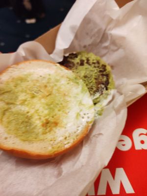 Loaded burger at Frankie & Benny's in Dudley