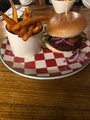 Viva La Vegan Burger  at Frankie & Benny's in Dudley