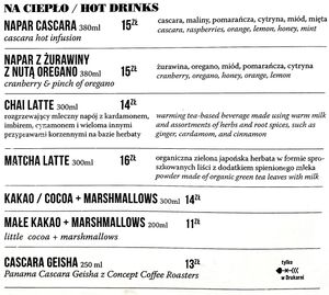 Drink menu 2 of 6, July 2021 at Drukarnia in Gdansk