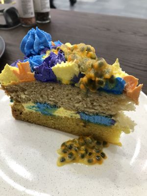 Tropical fruit cake at Hay Gurl in Indooroopilly