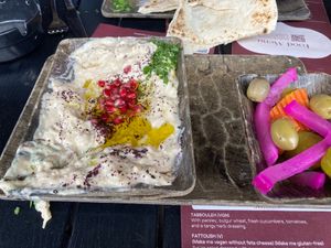 Baba ghanoush at Damascena Coffee House - Temple Row in Birmingham